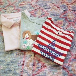 LOT - three short sleeved tops